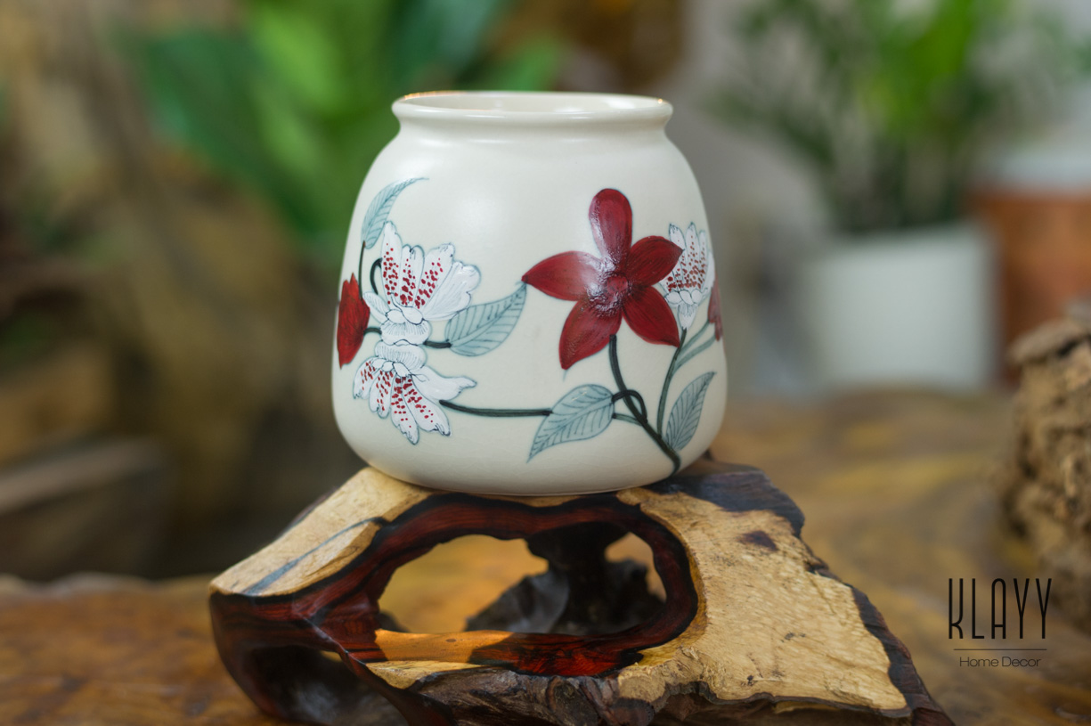 Magnolia Short Vase